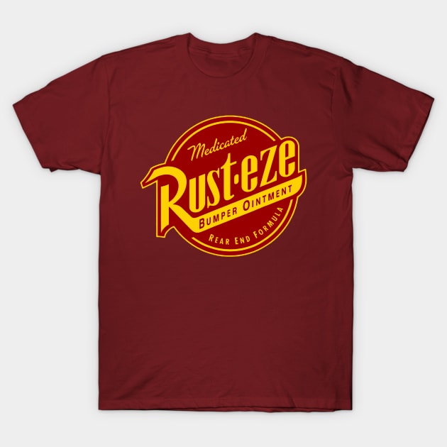 Vintage Rust-eze Bumper Ointment 1990 T-Shirt by SUNBOAS